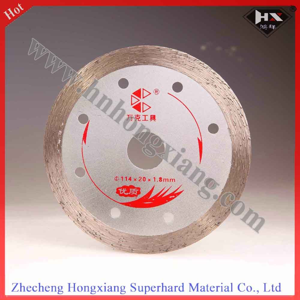 115mm Continuous Diamond Blade for Masonry Ceramic Tiles