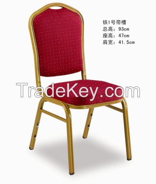 Golden Steel Frame Banquet Chair