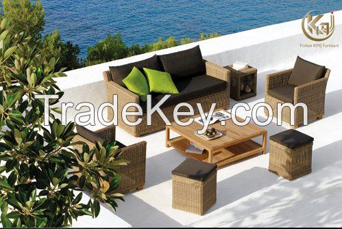 Outdoor furniture wicker sofa set KS1275