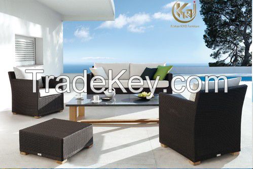 Outdoor furniture wicker sofa set KS1274