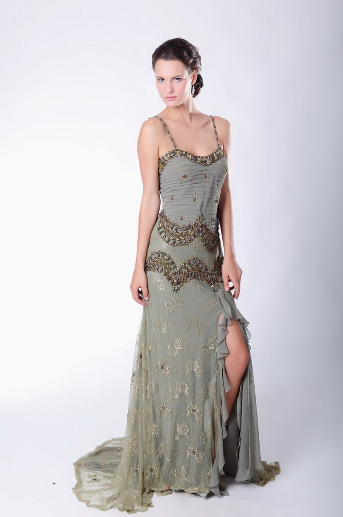Sell Sexy Lace Beads Evening dress RE12010