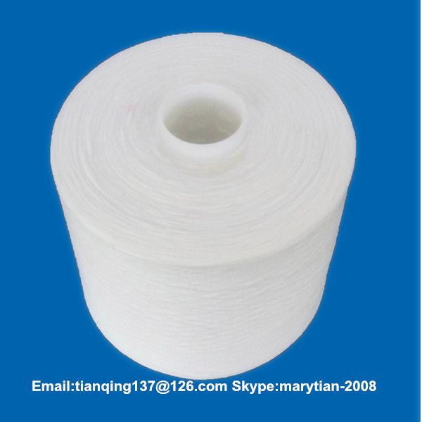 Ne 44/2 TFO 100% spun polyester yarn for sewing thread