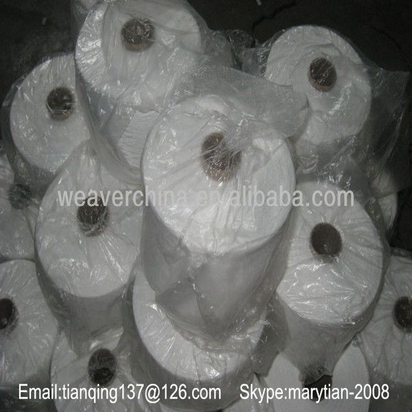 100% spun polyester yarn 42/2 semi-dull from Weaver Ltd., 