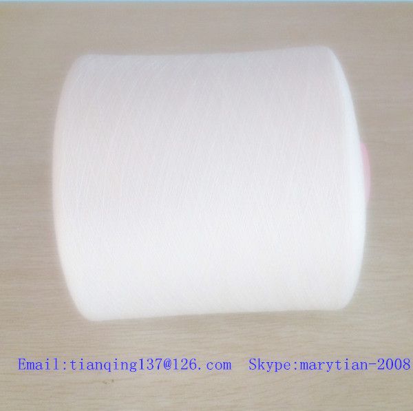 Ne 60s/1 100% polyester virgin spun yarn for weaving