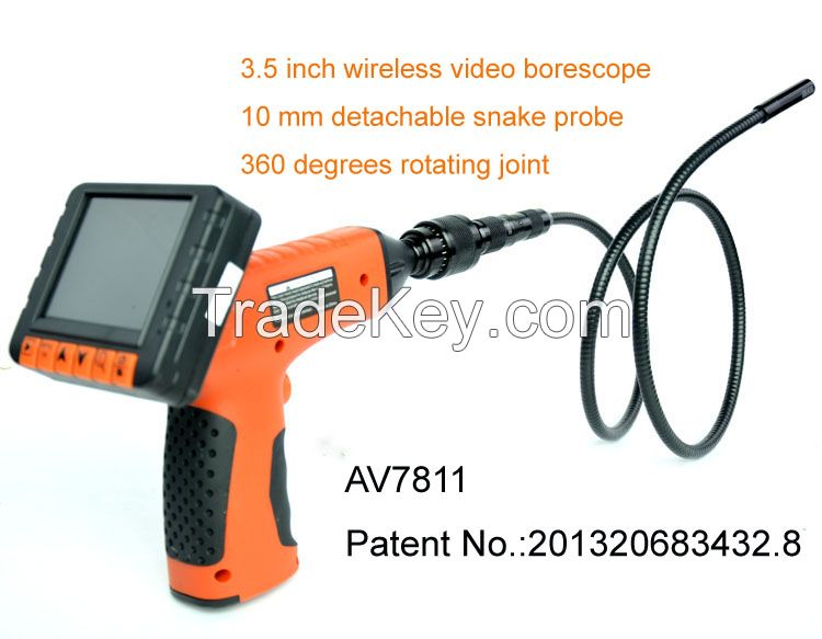 90 degrees side view video borescope endoscope camera