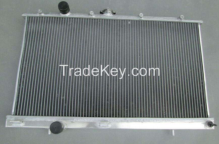 All aluminum racing Car Radiator For MITSUBISHI LANCER EVO 4, 5, 6 97-00  MT