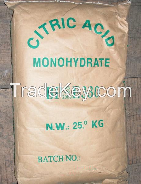 Citric Acid Anhydrous, Citric Acid Monohydrate, Sodium Citrate