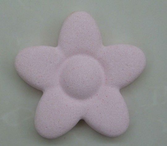 Single pcs flower shape bath fizzer