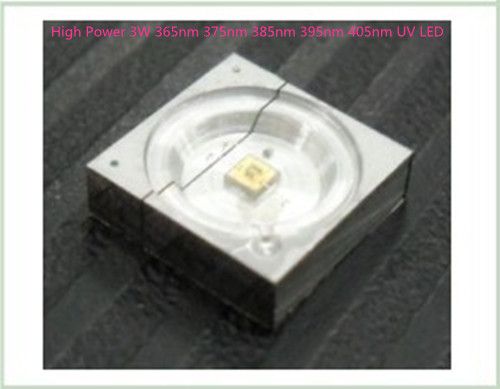 3w/watt High Power 365nm 375nm 385nm 395nm 405nm UV LED for curing