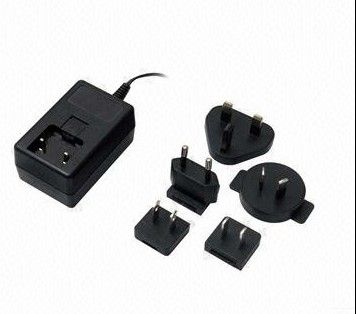 40W adapter with US, EU, UK, AU interchangeable plugs