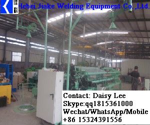 fully automatic chain link fencing machine