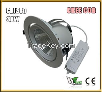 CE ROHS FOCO DOWNLIGHT DE LED COB CIRCULAR ORIENTABLE 30W