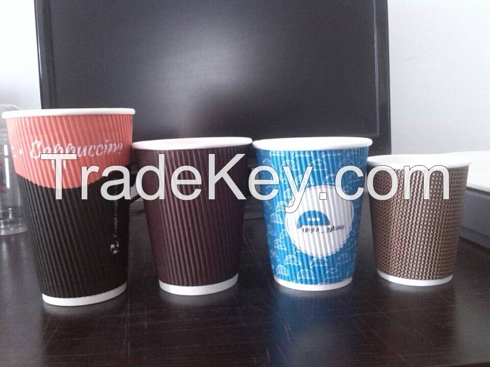 supply corrugated paper cups