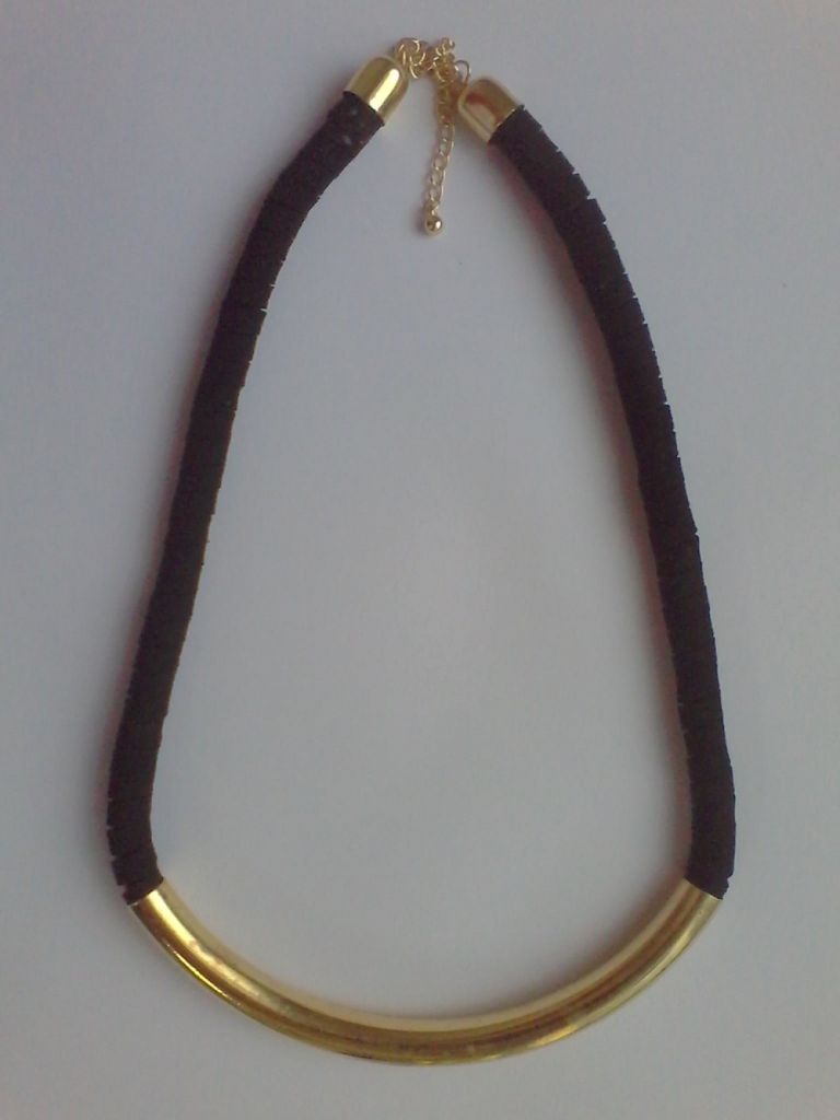 cord necklace with tube