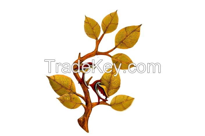 Iron tree branch wall decor  with led light