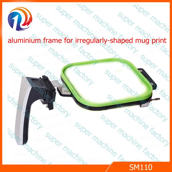 aluminium frame for irregularly-shaped mug print part aluminium frame mini sublimation machine for mug cup sublimation accessory