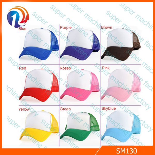 cheap sublimation hat cap blanks for DIY printing free shipping adjust unisex customized blank hat print heat transfer machine