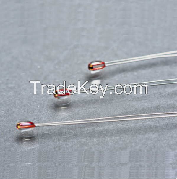 MF57 Series Home Appliance Electronic Thermometer Glass Encapsulated NTC Thermistor