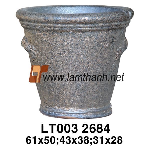 Blaste Bronze Ceramic Planter