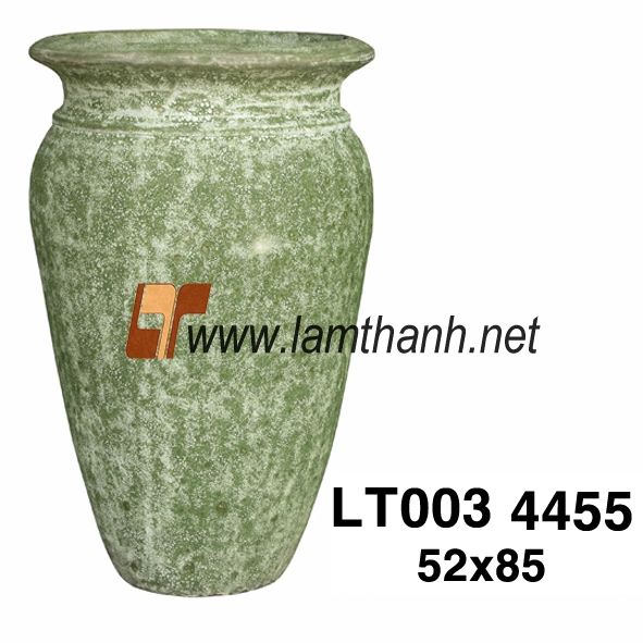 Green Decorative Blaste Vase