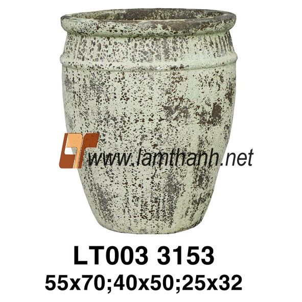 Green Ancient Pottery Decorative Pot