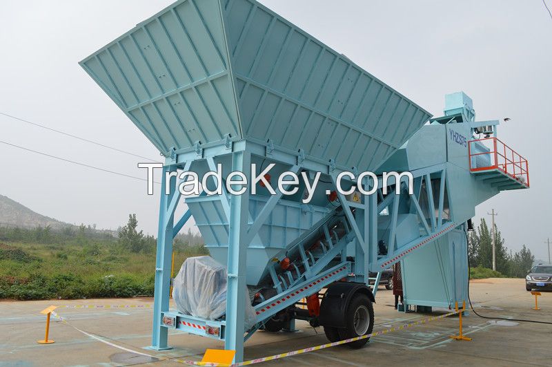 New Mobile concrete mixing plant