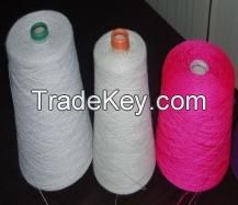 high quality 100% polyester yarn raw and color yarn