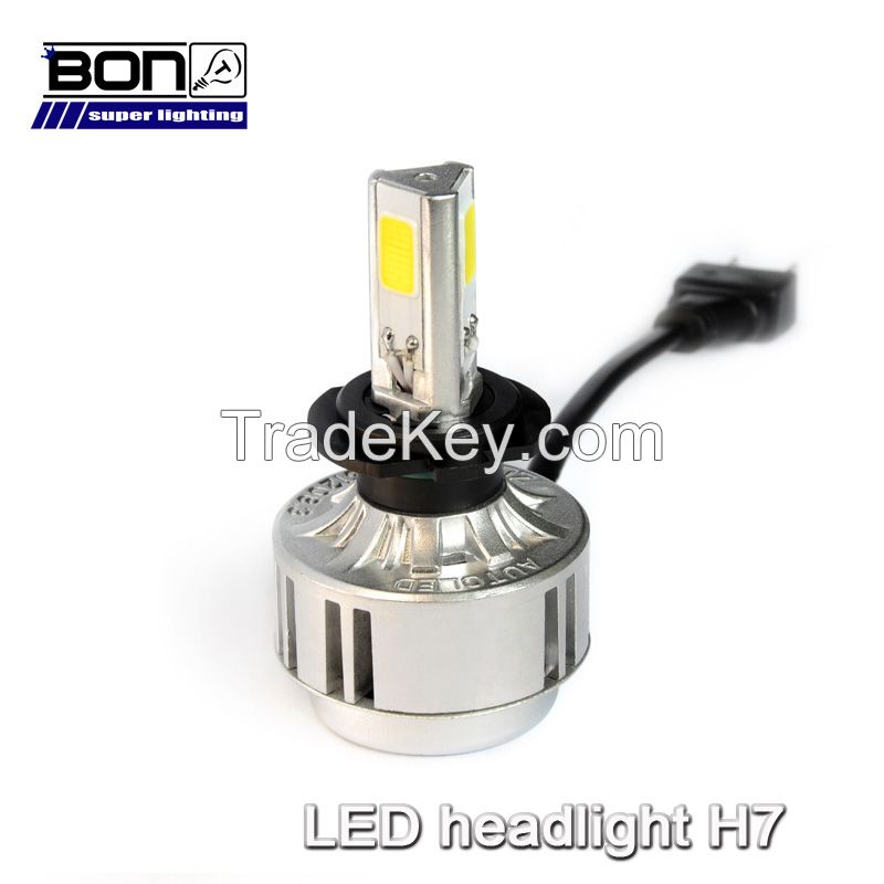 Car led headlights 12v 36w 3300LM H7