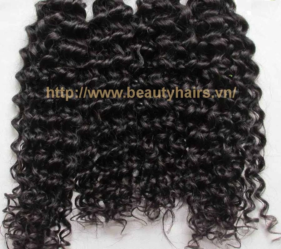Hot Sale, Guarantee 100% Top Quality - Double Curly Machine Weft Hair