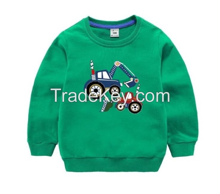 CHILDREN SWEATSHIRTS CARTOON PRINT COTTON HOODIES SHAR