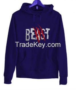 Beast Logo Printed Casual Hoodie
