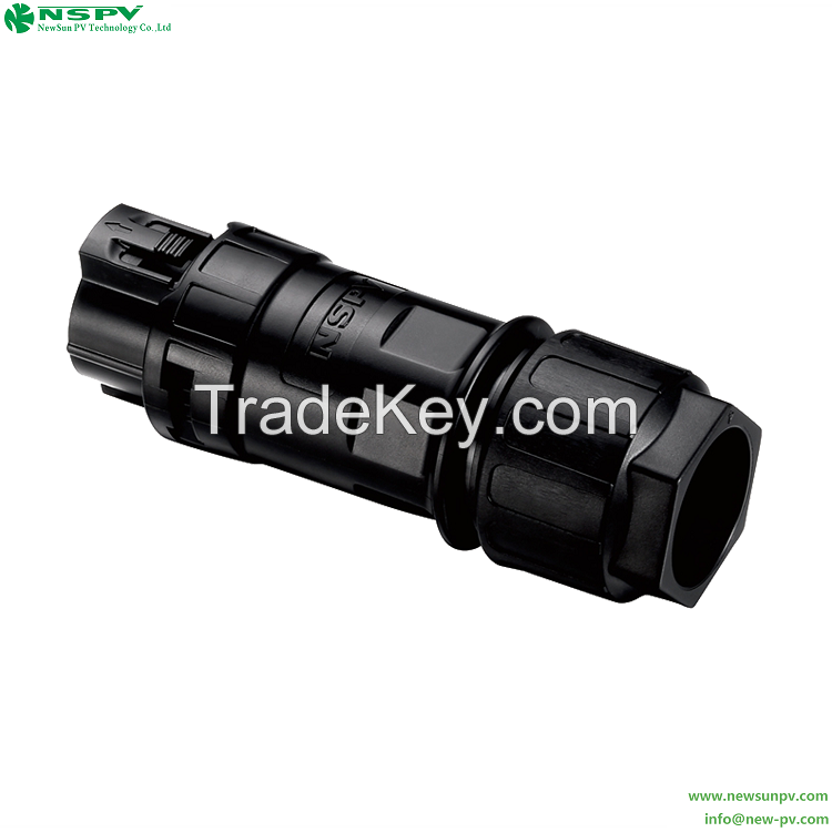 PV Solar AC 3 Pins Connectors Cable Female Types Adapter For Solar System Solar AC connector