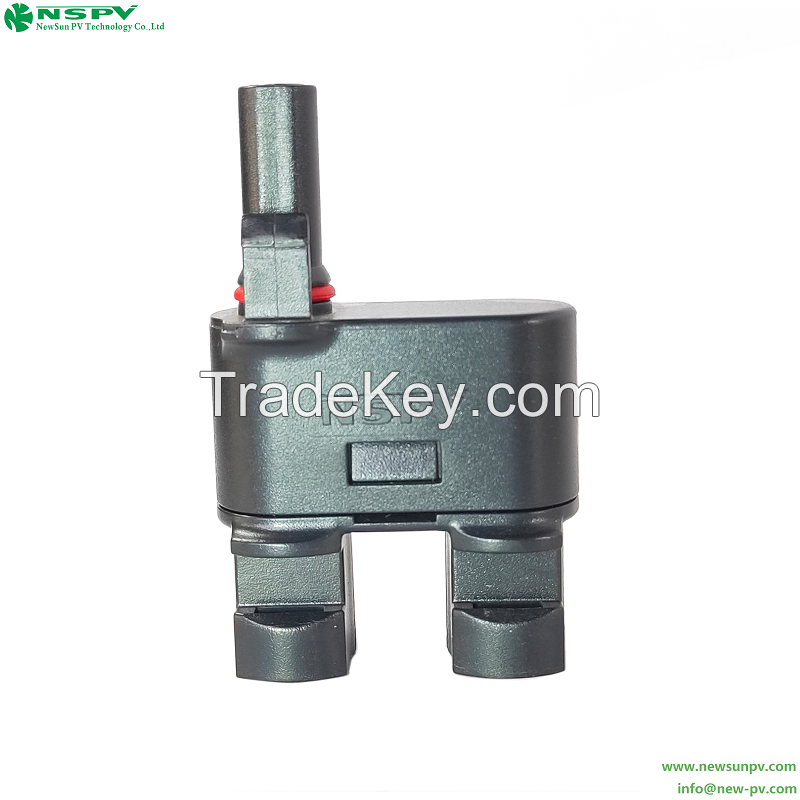 2 To 1 Solar Branch Connector Photovoltaic Branch Connector PV Wire Connector 2 Male 1 Female