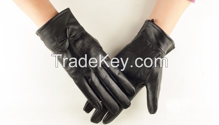 women genuine sheepskin cold weather insulated winter glove