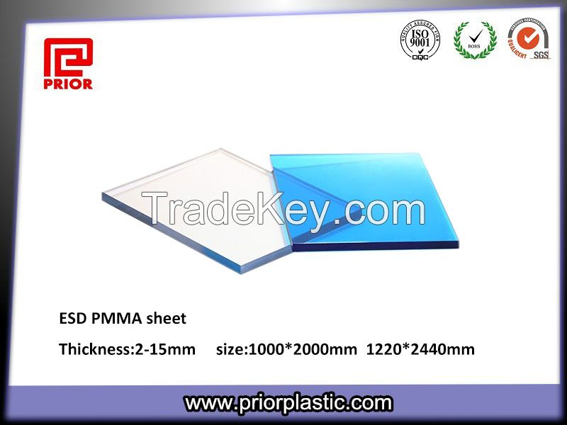 Transparent ESD/Anti-Static PMMA Sheet with Factory Price