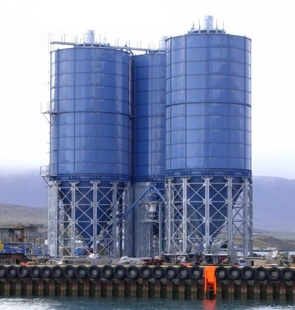 vertical steel silos