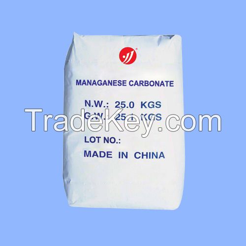 industrial grade manganese carbonate/ MnCO3