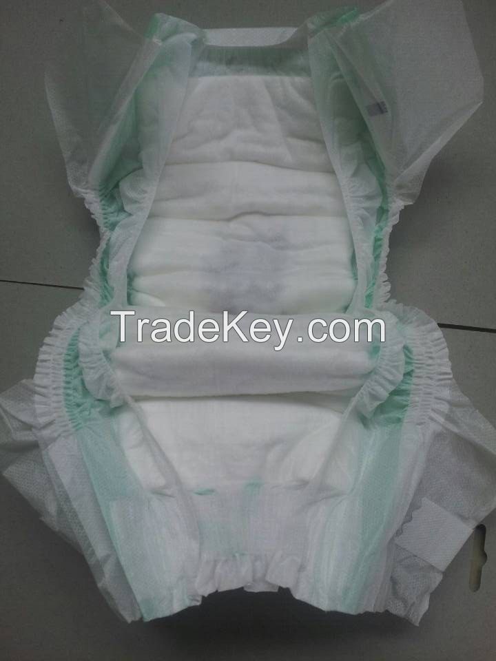 Soft breathable tea baby diapers nappy
