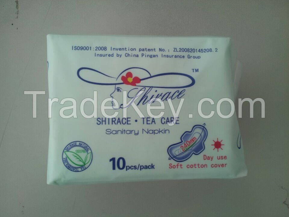 Thin woman sanitary towel day use 240mm