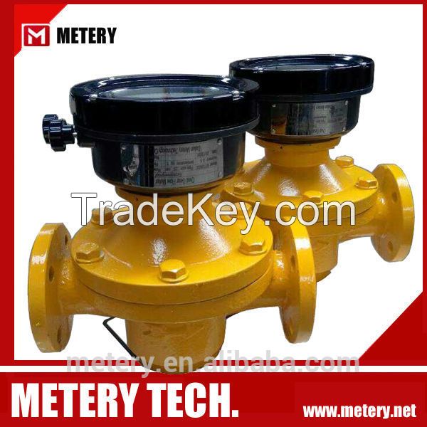 Oval gear mechanical flow meter MT100OG