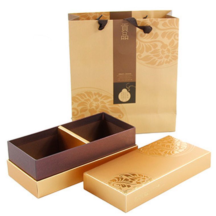 high quality Hard Cover Tea Box With Lid for tea packaging