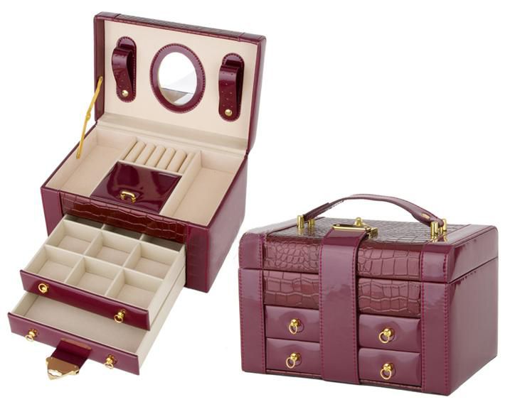 Popular Luxury Leather Jewelry Gift Boxes
