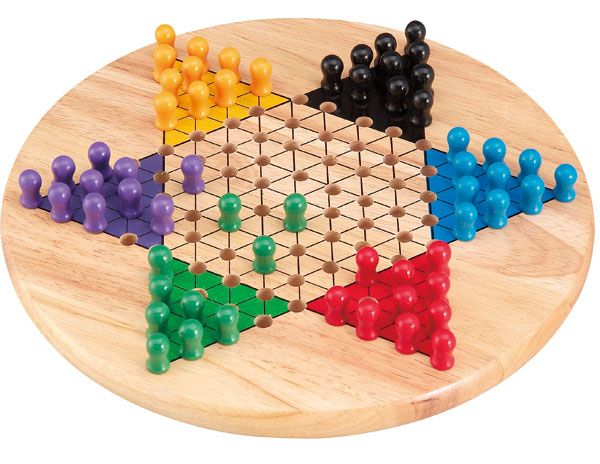 wooden Chinese Checkers Game
