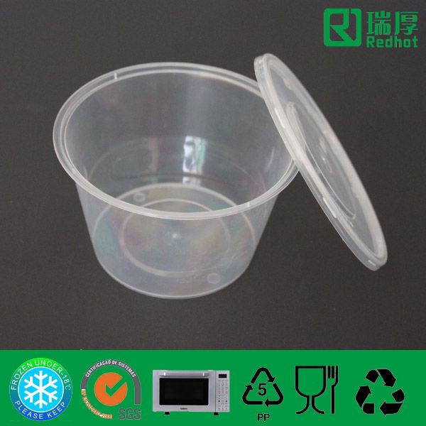 Disposable Take Away Plastic Food Container 450ml