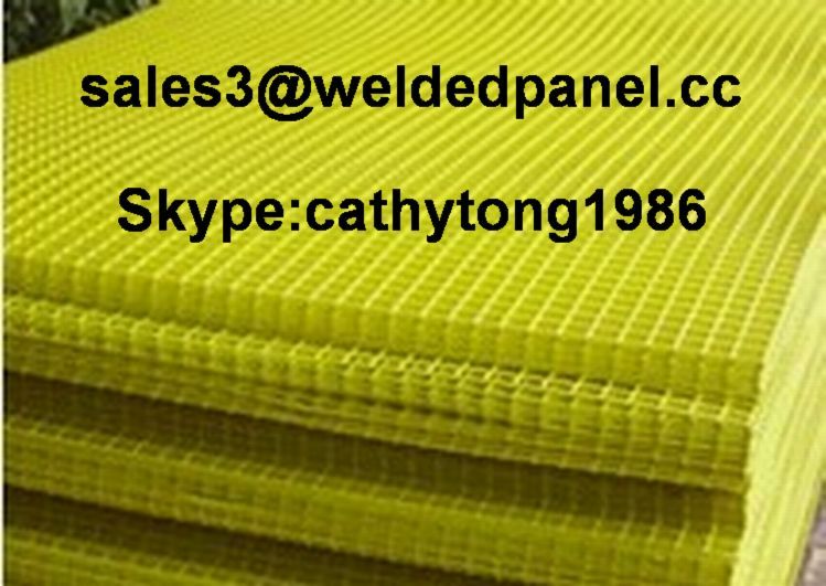 pvc coated welded wire mesh panels