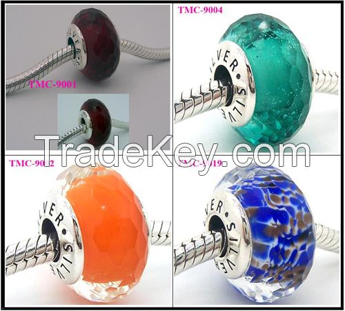 Facted Murano Glass Charms