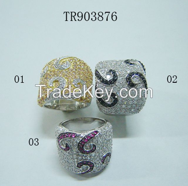 Top Sterling Silver Rings with CZ