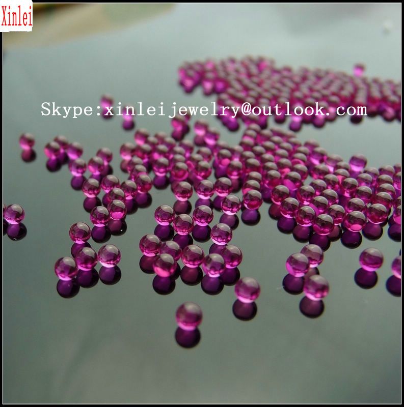 Wholesale Ruby Loose Gemstone Round Oval Triangle Marquise Square Rectangle Heart Pear Flower of Corundum Finished Loose 1#-8# color