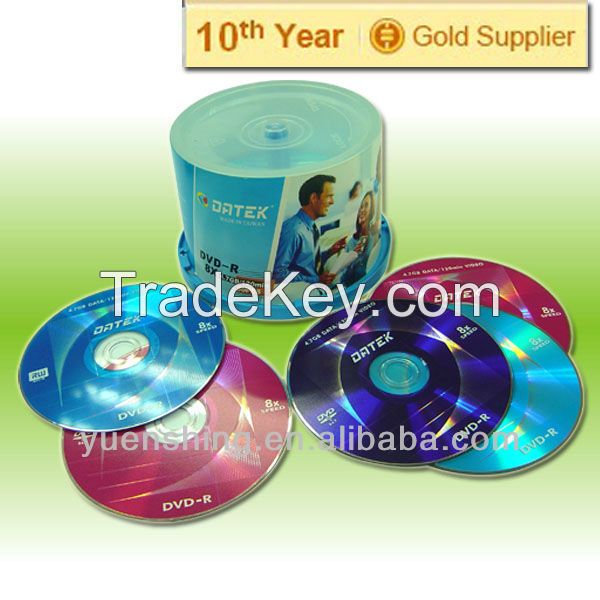 HIGH QUALITY BLANK DVDR DISC 4.7GB 16X