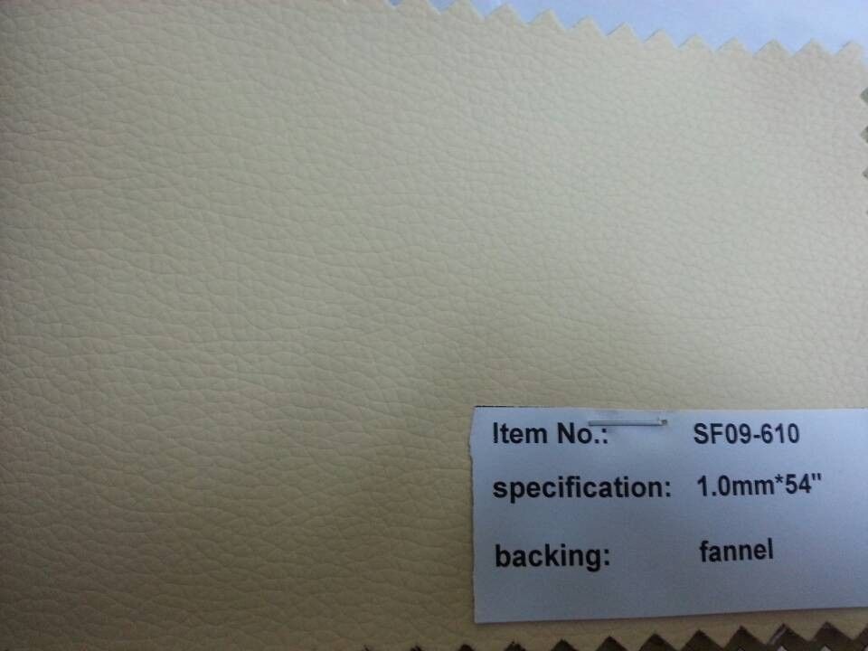 nice pattern strong backing semi-PU synthetic leather for furniture